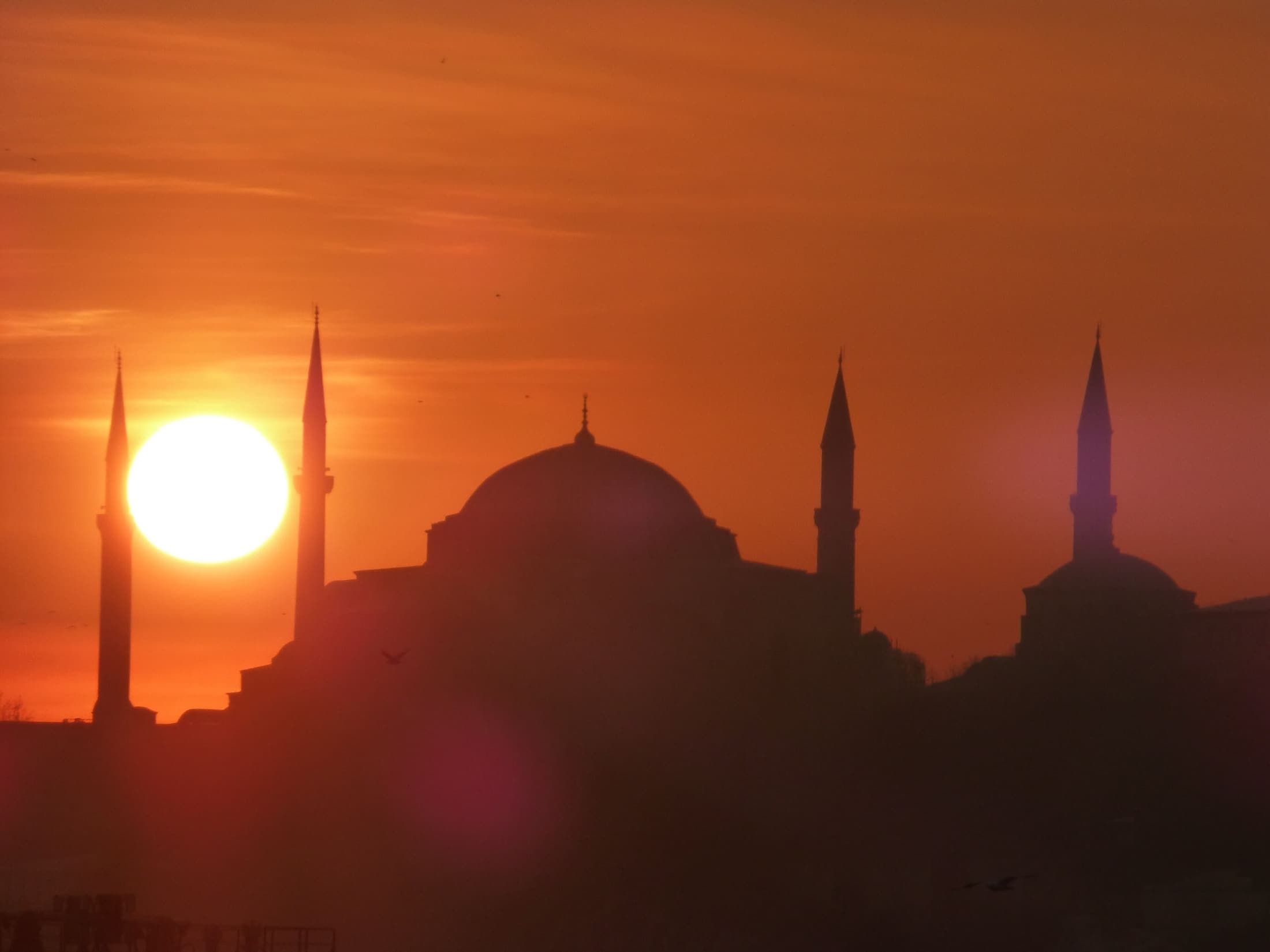 Hagia Sophia at sunset