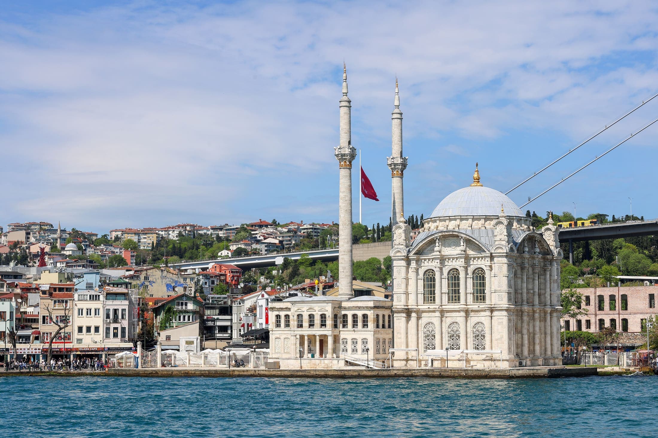 Ortaköy Mosque and the Bosphorus Bridge